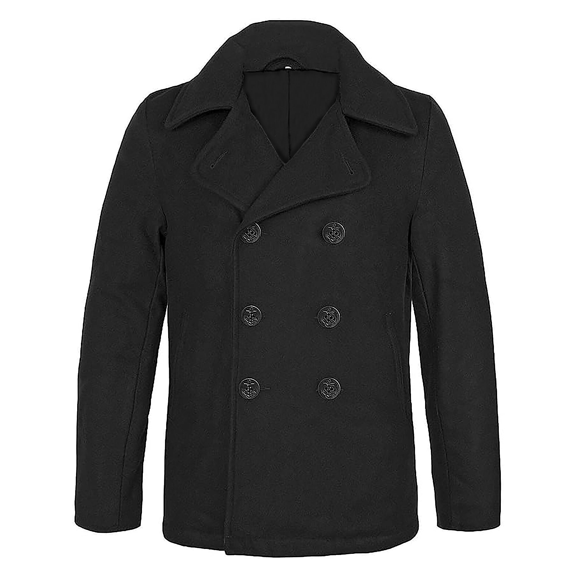 NAVY Men's Enlisted Peacoat U.S. Military Blue Outerwear Coat Jacket |  Uniform Trading Company