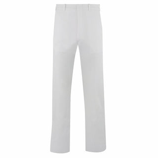 USN Men's Service Dress White (SDW) Jumper Pant Trousers. Part of the Summer version of the Navy "Crackerjack" uniform. Worn with the new NAVY Men's Dress White Jumper Top with Piping, or the classic NAVY Men's Dress White Jumper Top without Piping. White 100% Polyester Certified Navy Twill (CNT). Made in U.S.A. Genuine, Official US Military Navy Uniform.