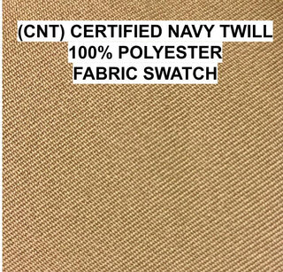 Khaki Tan Certified Navy Twill (CNT) 100% Polyester Fabric