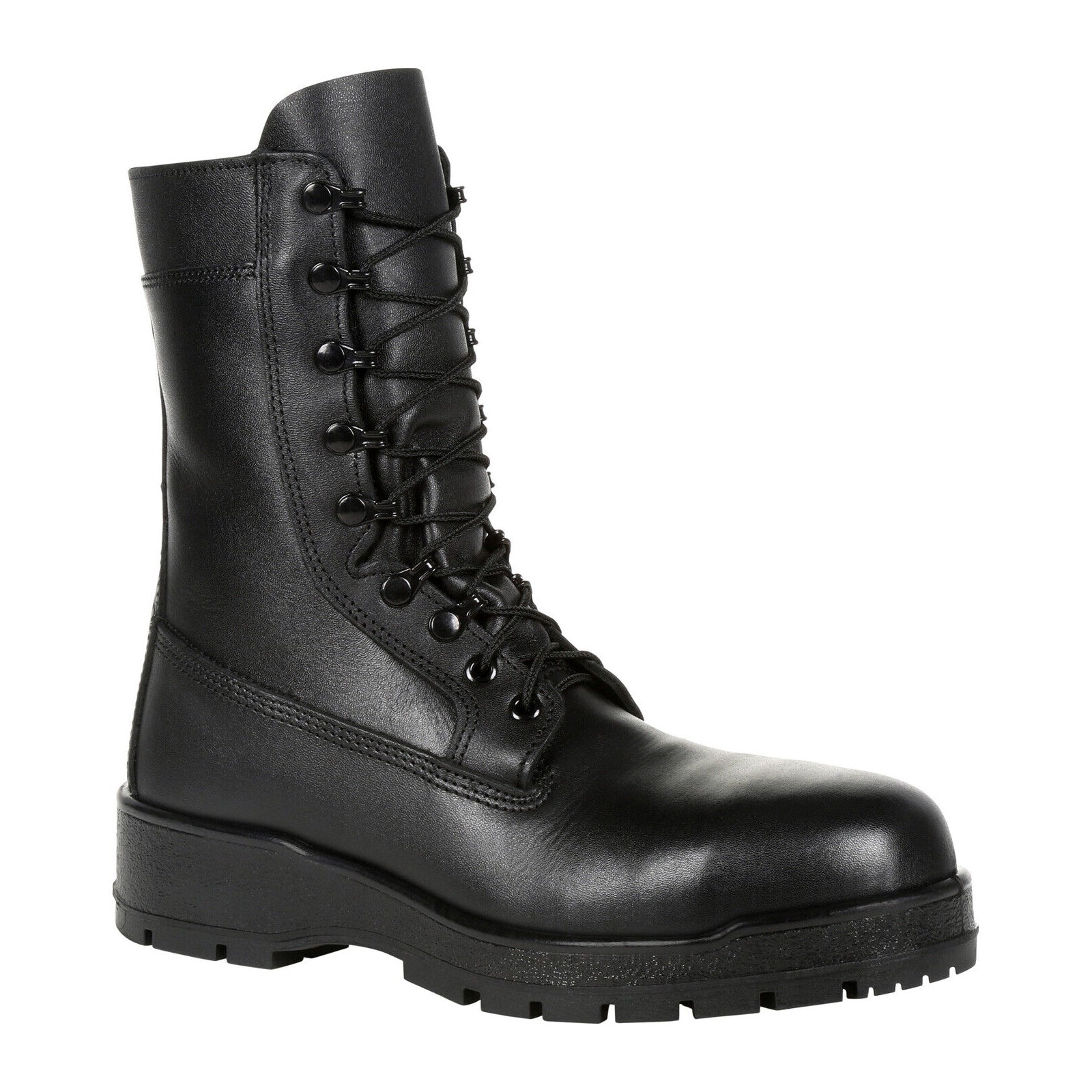 U.S. NAVY Men's Black Steel Toe Boots Rocky 808 Military