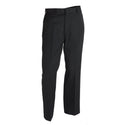 AS-IS Condition US NAVY Men's SU (Service Uniform) Trousers in Classic Fit. Classic Fit Pants are straight through the hip and seat area; with a straight leg to hem. Features fore and aft creases, belt loops, zippered front closure, 2 side and 2 back pockets. Genuine, Official Military Navy Service Uniform (NSU). Black Polyester/Wool, Made in U.S.A.