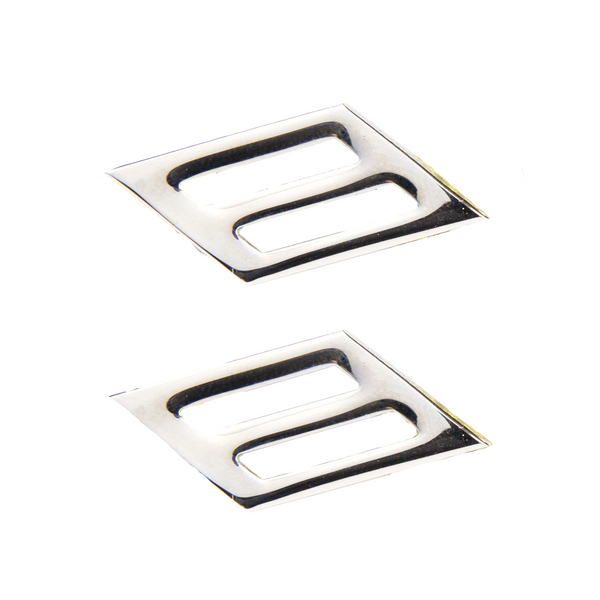 NAVY Metal Collar Device - E3 Seaman. US NAVY Collar Device Silver Metal - E-3 Sea Man. Silver Mirror Finish. Measures approx: 5/8-inch. Collar Pin with Clutch Back. Certified USN Military insignia. Made in the U.S.A.