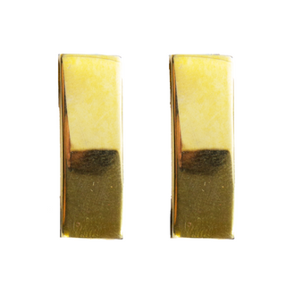 NAVY Metal Coat Device Metal: O1 ENS. US NAVY & Coast Guard Metal Coat Device Pin: O-1 Ensign in Gold Mirror Finish. Measures approx: 3/8-inch wide x 1 1/4-inch high. Sold in pairs. Certified USN/USCG Military insignia. Made in the U.S.A.