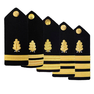 US NAVY Male O1-O6 Hard Shoulder Board: Dental Corps. Navy Hard Shoulder Boards are designed to be worn on the following Naval uniforms: Dinner Dress Jacket Uniform (men only), Summer Blue Uniform, Summer Dress White, and Summer White Uniform. Choose from rank O-1, O-2, O-3, O-4, O-5, O-6.