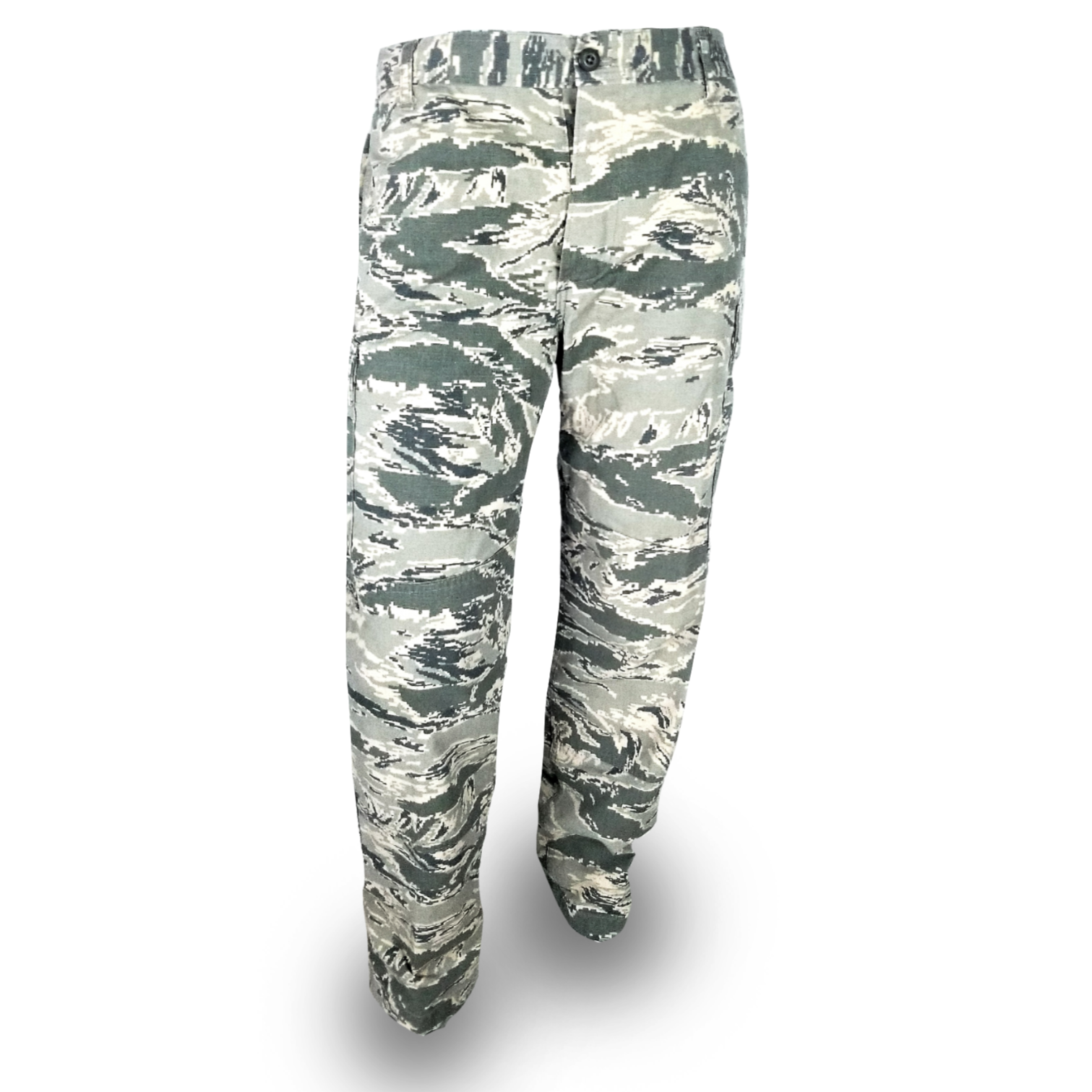 Camo pants with white 2025 stripe
