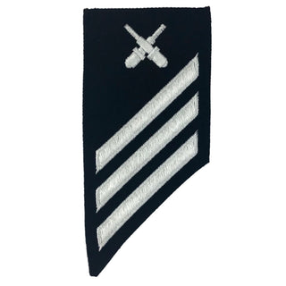 NAVY E2-E3 Combo Rating Badge: Gunners Mate - Blue