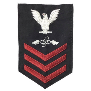 NAVY Men's E4-E6 Rating Badge: Aviation Electronics Technician - Blue