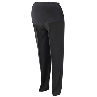 NAVY Maternity Black Service Dress Slacks. US NAVY Maternity Black Service Dress Blue Pants. These trousers are worn with the Service Dress Blue and Enlisted Service Uniforms. Black CNT (100% Polyester - Certified Navy Twill); Made in U.S.A.
