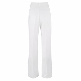 AS-IS Condition NAVY Women's Summer White CNT Trousers. US NAVY Female Service Summer White Belted Pants in Certified Navy Twill for Naval Officers & Chief Petty Officers. These slacks are worn with the USN Women's Service Officer/CPO Summer White CNT Shirt. Genuine, Official US Military Navy Uniform. White 100% Polyester (Certified Navy Twill). Made in U.S.A.