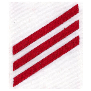 NAVY E2-E3 Rating Badge: Fireman Apprentice - White