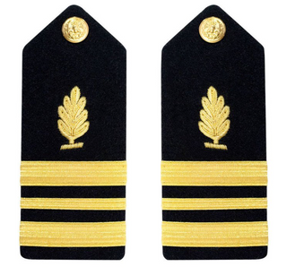 NAVY Men's Hard Boards: Medical Service Corps - LCDR