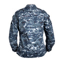 US NAVY NWU Type 1 Shirt Blouse. Navy Working Uniform Type I Coat aka "Blueberries." Authentic former issued USN Type 1 in Digital Blue Camouflage (retired in October 2019). Blue Digital Camo Pattern Nylon Cotton Twill. Genuine, Official Military Navy Working Type I Uniform; USN-Certified. Made in U.S.A.