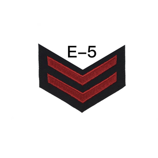 NAVY Men's E4-E6 Rating Badge: Sonar Technician - Blue