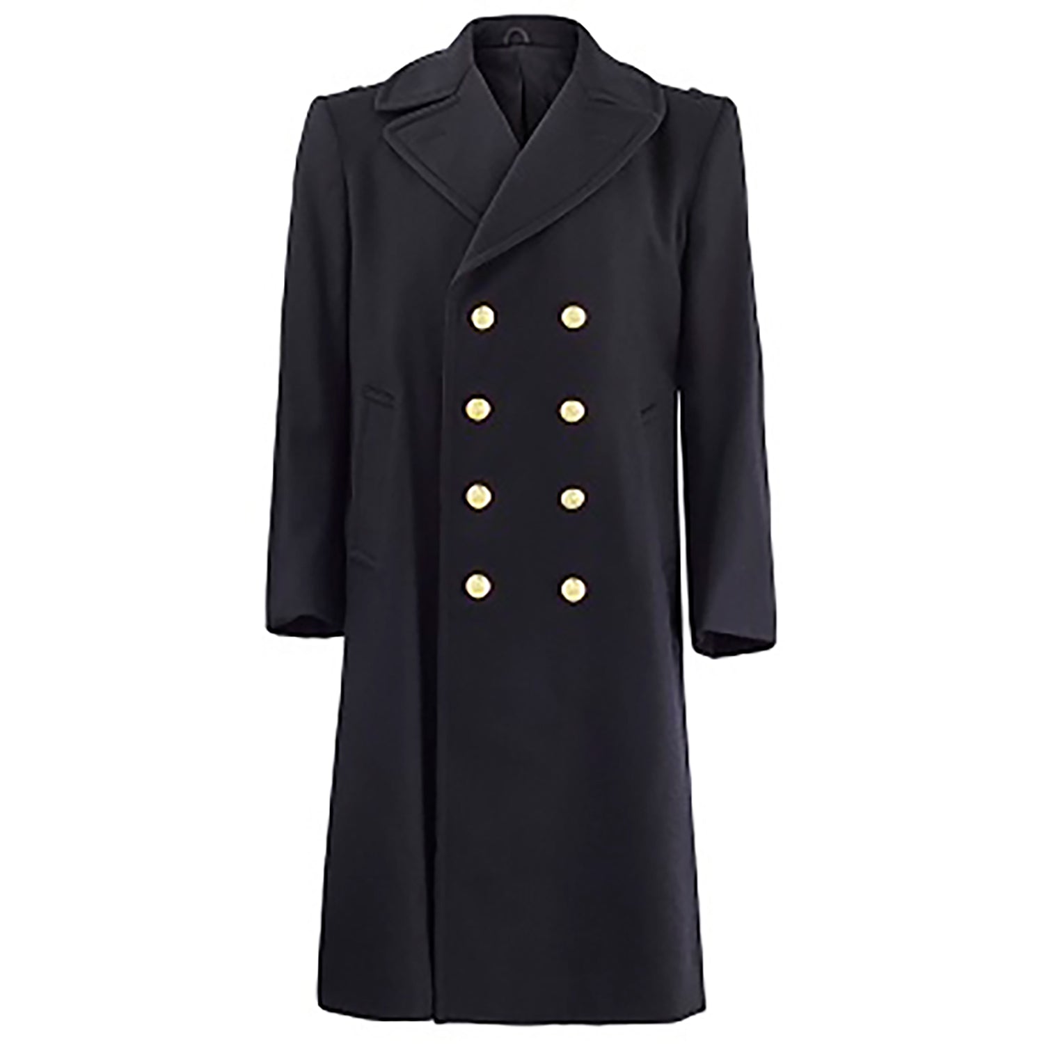 AS-IS US NAVY Men Bridge Coat Military USN Officer Chief Wool Overcoat ...