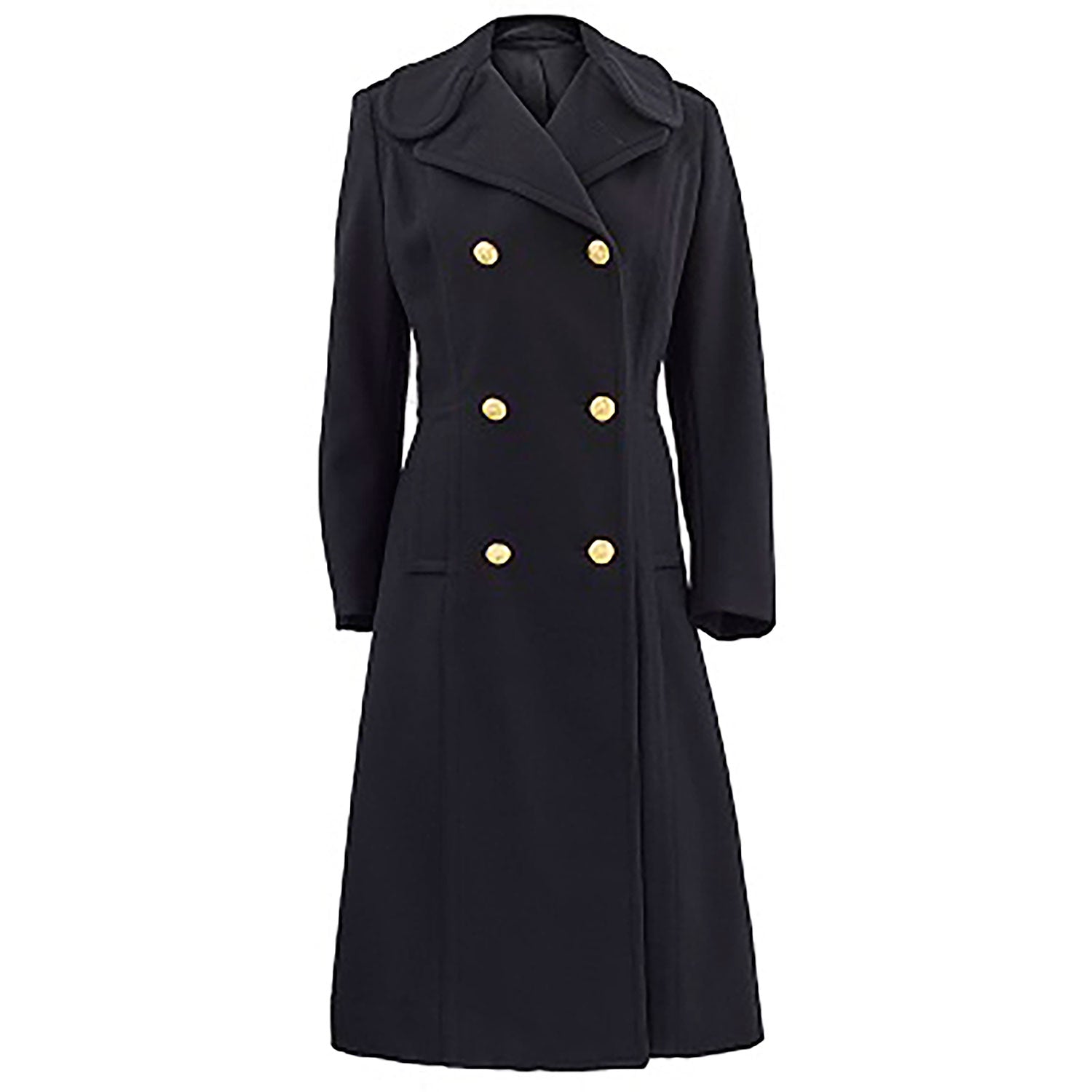 NAVY Women Bridgecoat Military Officer CPO USN Dress Wool Overcoat ...