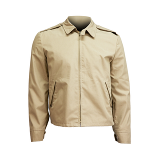 AS-IS NAVY Men's Khaki Windbreaker Jacket - Vintage