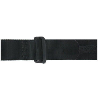 Military-Issue Rigger's utility belt in black nylon. Worn as an optional belt with the Navy NWU Type III uniform for E1-E6.