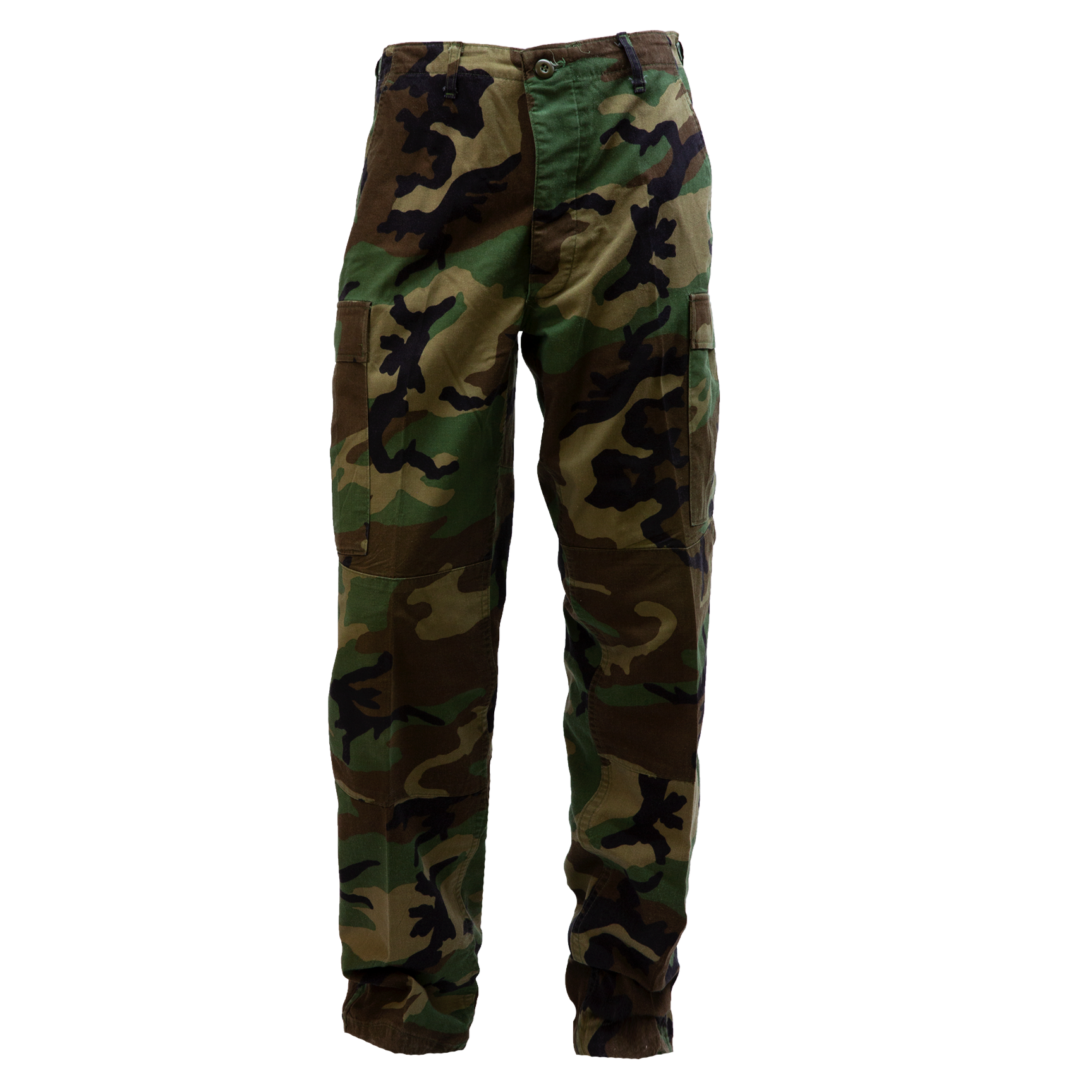 BDU Woodland Camo Trousers U.S. Military Issue Green Camouflage Pants ...