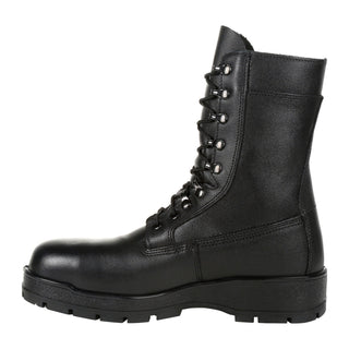 AS-IS NAVY Men's Black Steel Toe Boots - Style 808
