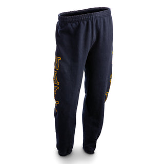 AS-IS NAVY PT Sweatpants - Blue with Yellow