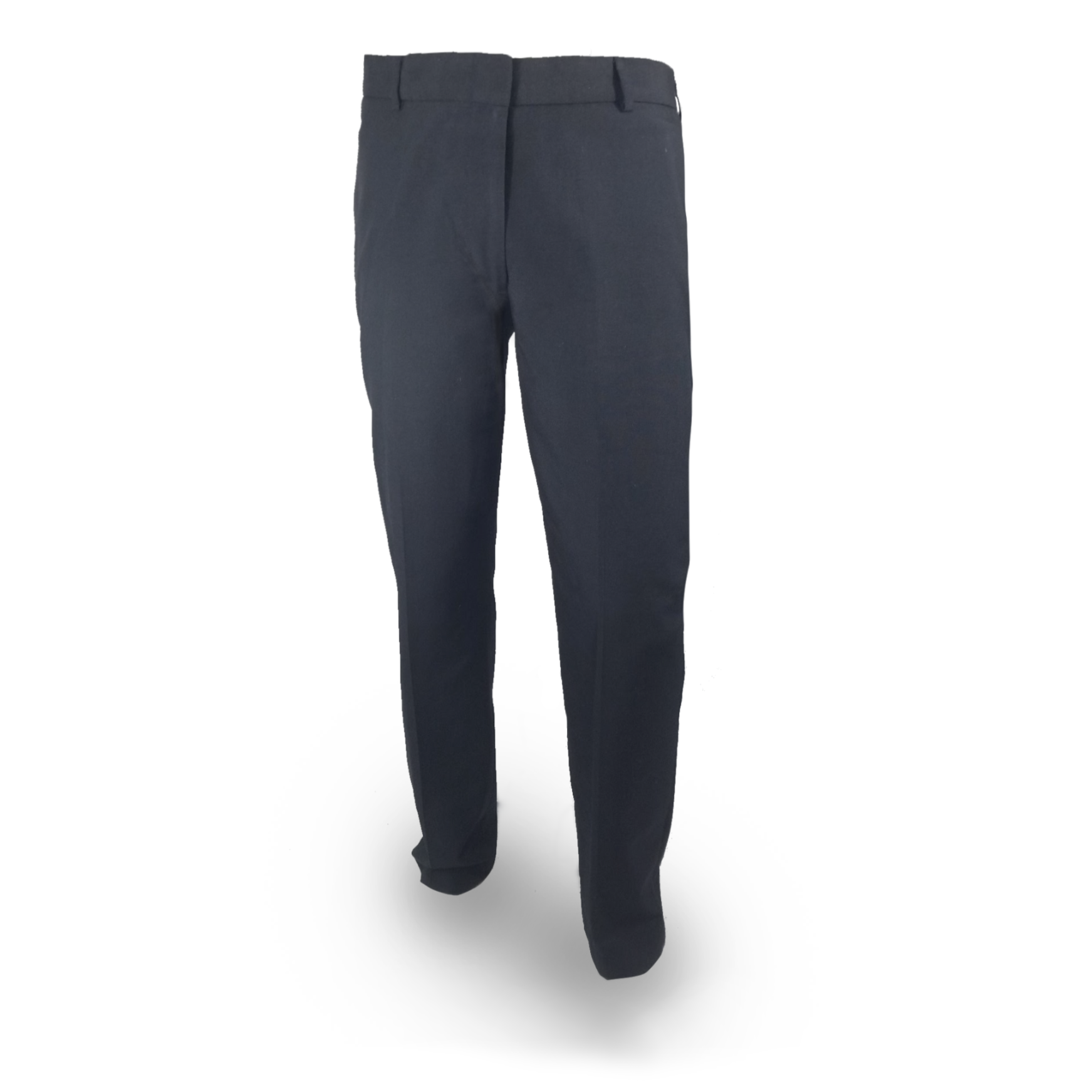 AS-IS Condition US NAVY Men's Service Dress Blue (SDB) Trouser Pants in Classic Fit. Classic Fit Pants are straight through the hip and seat area; with a straight leg to hem.  These trousers are part of the USN wear for male Officer & (CPO) Chief Petty Officer uniforms --paired with the Service Dress Blue Jacket.  - Flat front style pants with fore & aft creases, side pockets and front zipper. - Official Military Issue Uniform