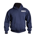 AS-IS NAVY Sweatshirt, Hooded - Blue / Silver