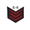 NAVY Men's E4-E6 Rating Badge: Builder - Blue