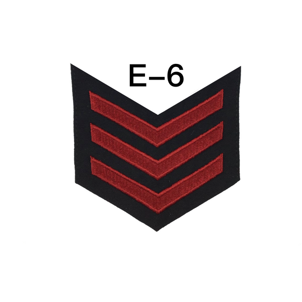 NAVY Men's E4-E6 Rating Badge: Navy Counselor - Blue