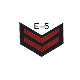 NAVY Women's E4-E6 Rating Badge: Quartermaster - Blue