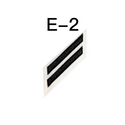 NAVY E2-E3 Combo Rating Badge: Personnel Specialist - White