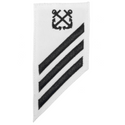 NAVY E2-E3 Combo Rating Badge: Boatswain's Mate  - White