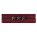 US Armed Forces Military Ribbon - Navy Good Conduct Medal (NGCM) with 3 bronze stars