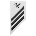 NAVY E2-E3 Combo Rating Badge: Intelligence Specialist - White