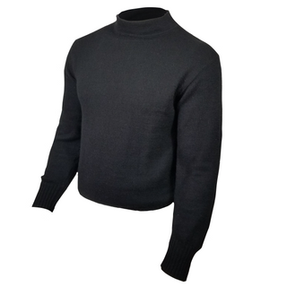 AS-IS NAVY Men's GOB Deck Sweater - Black Wool