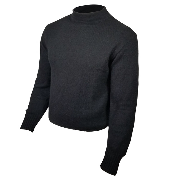 NAVY GOB Deck Sweater - Black Wool