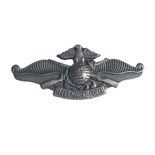 NAVY Oxidized Finish Badge - Fleet Marine Force