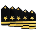 AS-IS Condition US NAVY Male O1-O6 Hard Shoulder Board: Line Officer. Navy Hard Shoulder Boards are designed to be worn on the following Naval uniforms: Dinner Dress Jacket Uniform (men only), Summer Blue Uniform, Summer Dress White, and Summer White Uniform. Choose from rank O-1, O-2, O-3, O-4, O-5, O-6.