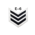 NAVY Men's E4-E6 Rating Badge: Missile Technician - White