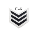 NAVY Women's E4-E6 Rating Badge: Naval Aircrewman - White