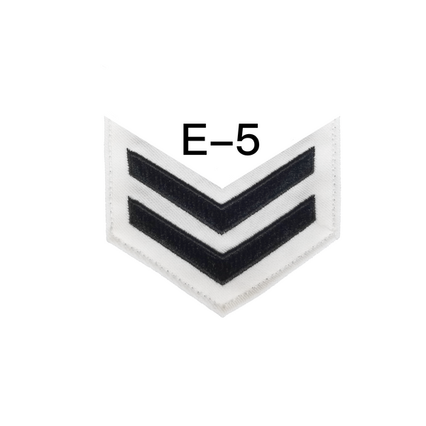 NAVY Women's E4-E6 Rating Badge: Naval Aircrewman - White