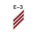 NAVY E2-E3 Combo Rating Badge: Engineman - White