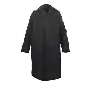 Military Coat, Hooded Coat, Wool Coat, Black Coat, Fitted Coat