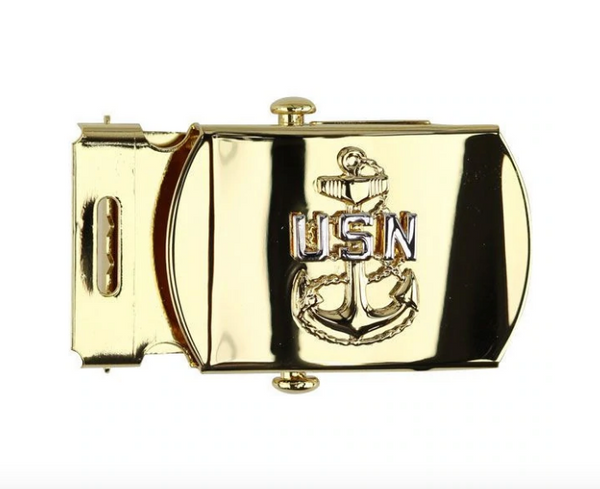 NAVY Women's Gold Buckle - E7 Chief Petty Officer