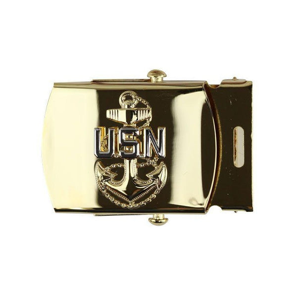NAVY Men's Gold Buckle - E7 Chief Petty Officer