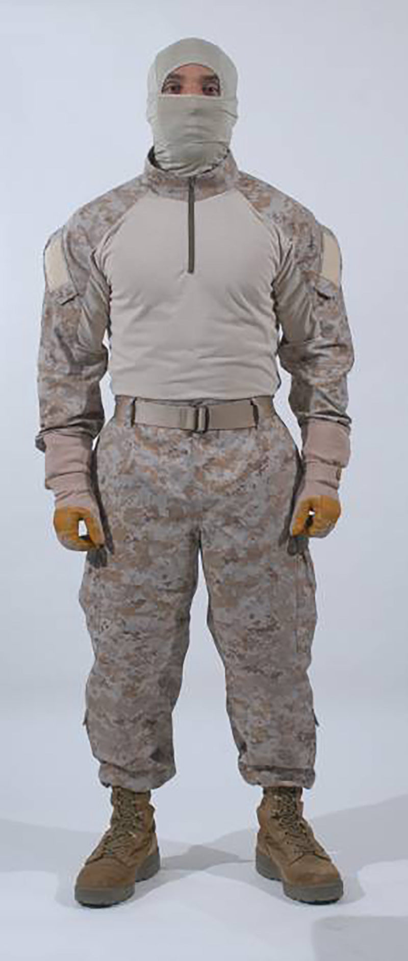 USMC Desert Camo MARPAT FR Combat Shirt Flame Resistant Marine 