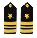 US NAVY Male Hard Shoulder Board: Line Officer O4 LCDR