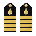 AS-IS Condition US NAVY Male Hard Shoulder Board: Dental Corps O6 CAPT