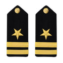 US NAVY Male Hard Shoulder Board: Line Officer O3 LT