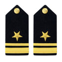 US NAVY Male Hard Shoulder Board: Line Officer O2 LTJG