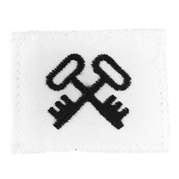 NAVY Rating Badge: Striker Mark for Logistics Specialist - White